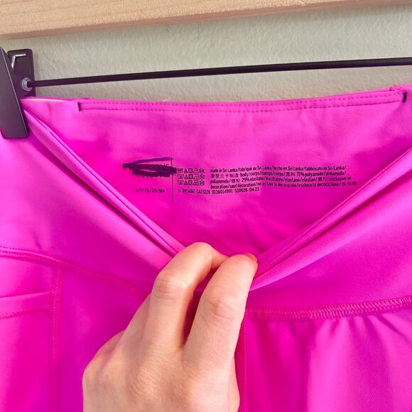 Victoria’s Secret Total Knockout Mid-Rise Leggings Pink Berry Size Small Gym - Picture 6 of 9